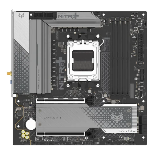 Sapphire NITRO+ B850M Wi-Fi AM5 micro ATX pagrindinė plokštė image 1