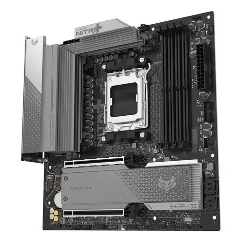 Sapphire NITRO+ B850M Wi-Fi AM5 micro ATX pagrindinė plokštė image 3