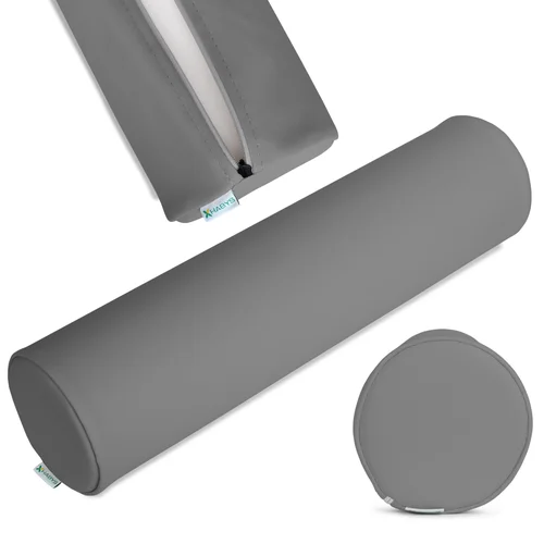 Habys Touch Core apvali masažo pagalvėlė 15 × 60 cm, pilka image 1