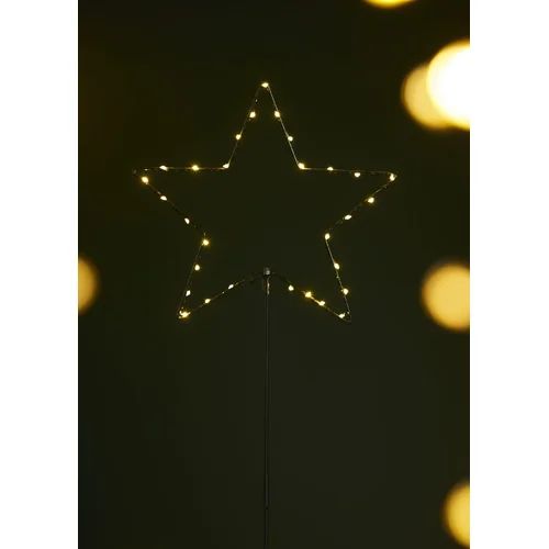 LED dekoracija Žvaigždė, šilta balta, 30x30x75 cm image 2
