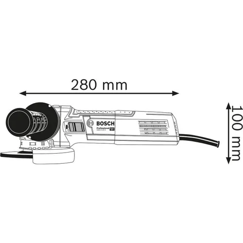 Bosch GWX 750-125 PROFESSIONAL X-LOCK kampinis šlifuoklis image 2