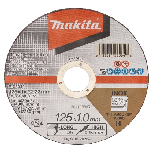 Makita E-03040-12, 125 x 1 mm, RST metalui image 1