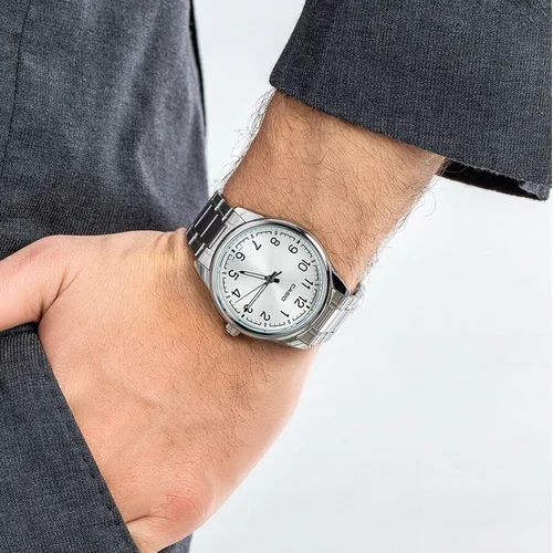 Casio MTP-V005D-7B4 vyriškas laikrodis, sidabrinis image 3