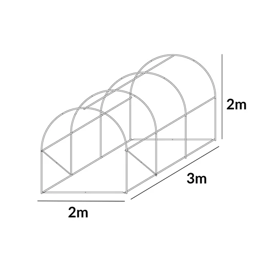 Šiltnamio rėmas, 6 m², 2 x 3 m image 3