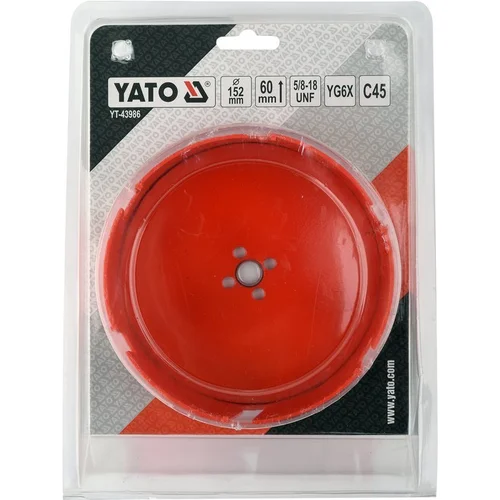 YATO YT-43986 TCT gręžimo karūna 152 mm image 3
