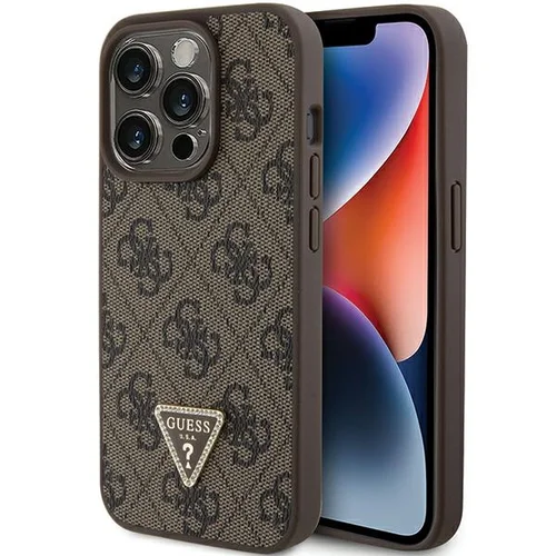 Guess GUHCP15LP4TDPW iPhone 15 Pro dėklas, 6,1 col., rudas image 1