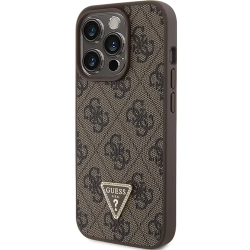 Guess GUHCP15LP4TDPW iPhone 15 Pro dėklas, 6,1 col., rudas image 2