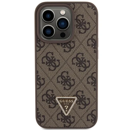 Guess GUHCP15LP4TDPW iPhone 15 Pro dėklas, 6,1 col., rudas image 3