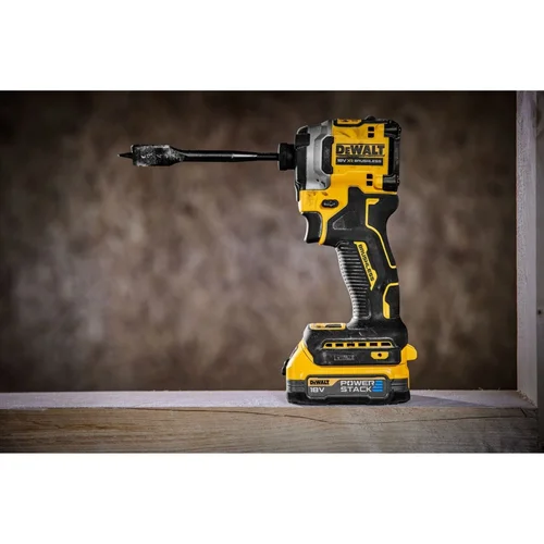DeWalt DCF850E1T-QW 18V PowerStack 1x1.7Ah Smūginis atsuktuvas image 2