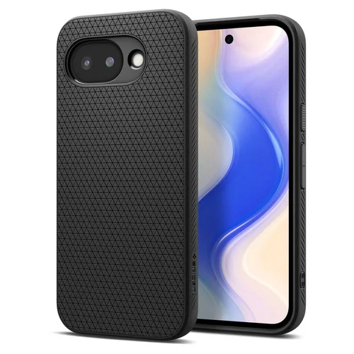 Spigen Liquid Air dėklas Google Pixel 10A, matinė juoda image 1