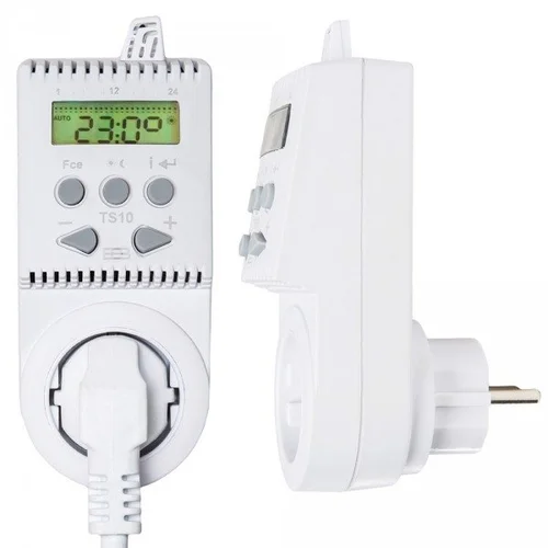 Kištukinis programuojamas patalpos termostatas TS10, 16A image 2
