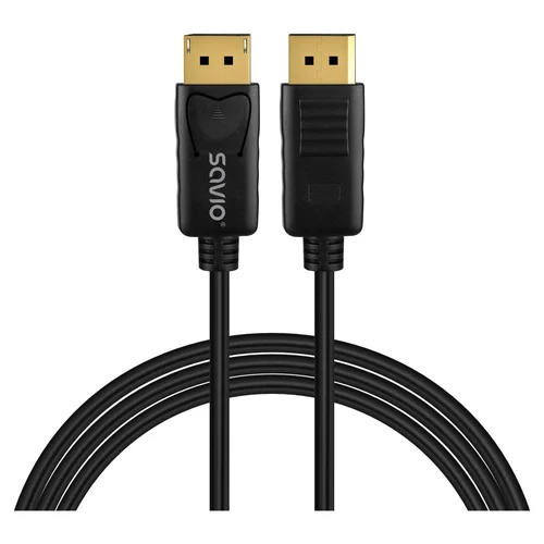 Savio CL-206 DisplayPort kabelis 3 m, juodas image 1