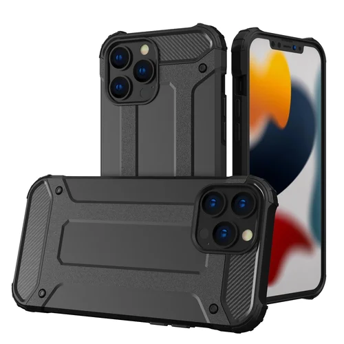 Armora hibridinis dėklas iPhone 13 Pro, juodas image 1