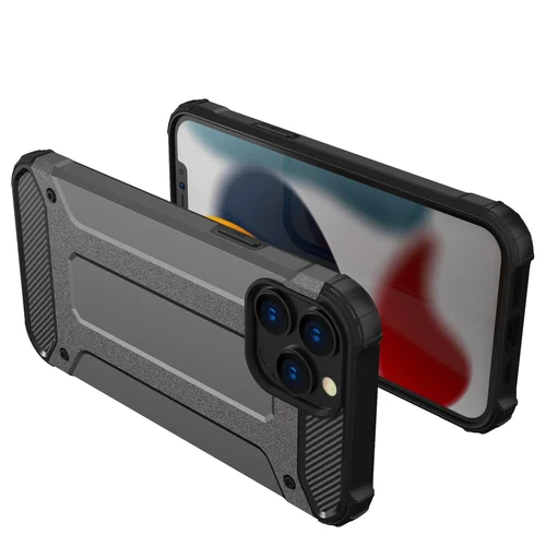 Armora hibridinis dėklas iPhone 13 Pro, juodas image 2