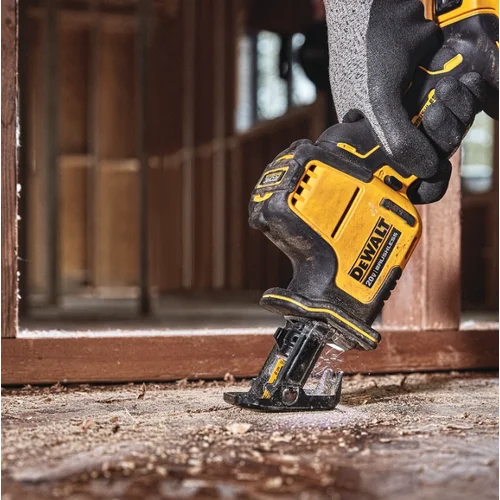 DEWALT DCS369N-XJ akumuliatorinis tiesinis pjūklas, 18 V, be akumuliatoriaus image 2
