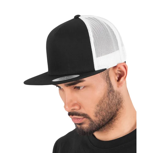 Flexfit 6006T kepuraitė su snapeliu, One Size, Black/White image 2