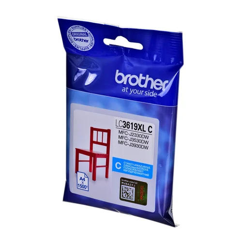 Brother LC-3619XLC originali Cyan rašalo kasetė image 2