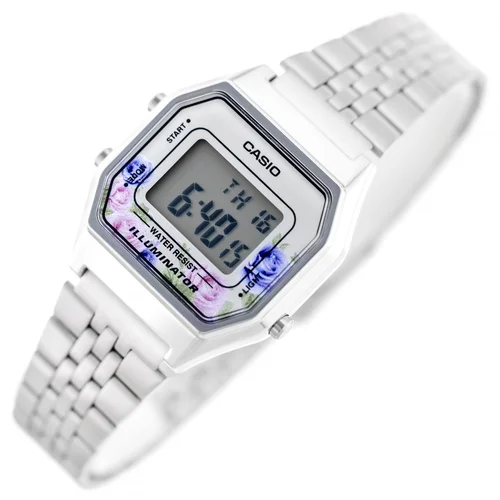 CASIO LA680WA-4CDF moteriškas laikrodis, sidabrinis image 2