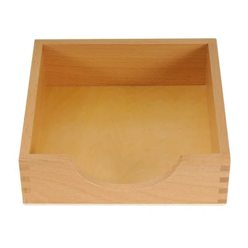 Montessori dėžutė figūroms įterpti 16,1 x 16,1 x 5 cm image 2