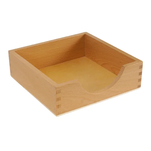 Montessori dėžutė figūroms įterpti 16,1 x 16,1 x 5 cm image 3