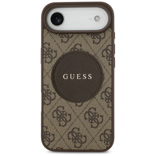 Guess 4G Circle Classic Logo MagSafe dėklas iPhone Air, rudas image 1