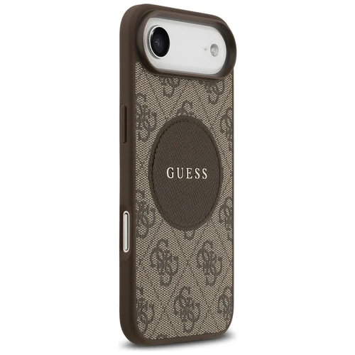 Guess 4G Circle Classic Logo MagSafe dėklas iPhone Air, rudas image 2
