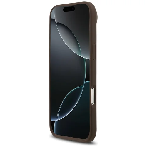 Guess 4G Circle Classic Logo MagSafe dėklas iPhone Air, rudas image 3