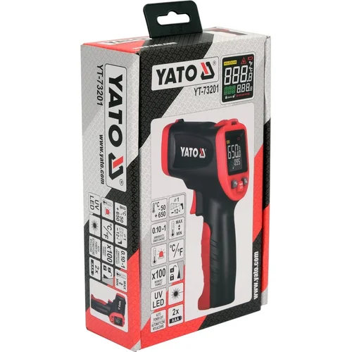 YATO YT-73201 IR pirometras, −50–650 °C image 3
