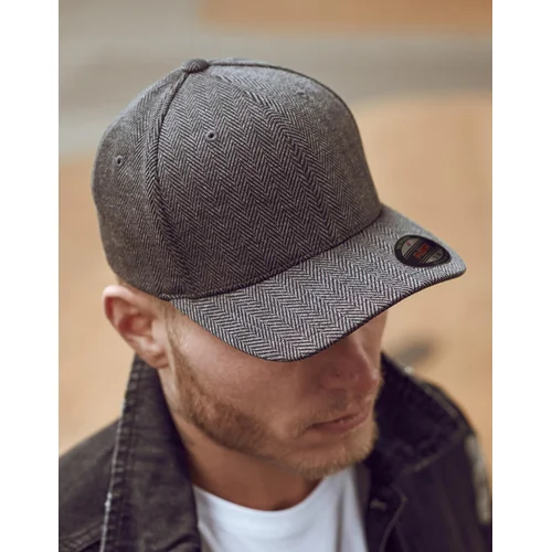 Flexfit 6277HM Kepuraitė su snapeliu L/XL Black/Heather Grey image 2