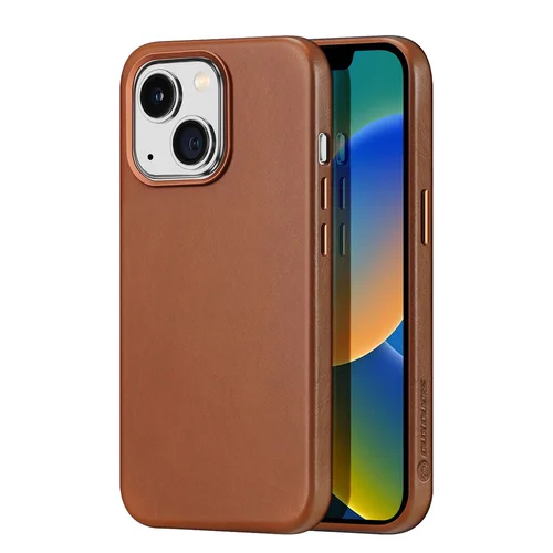 Dux Ducis Naples MagSafe dėklas iPhone 14, rudas image 1