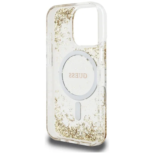 Guess HC MagSafe dėklas iPhone 16 Pro Max, auksinis image 3
