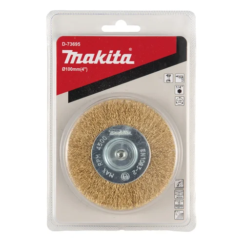 Makita D-73695 Disko formos šveitimo šepetys, 100 mm, 1/4" image 3