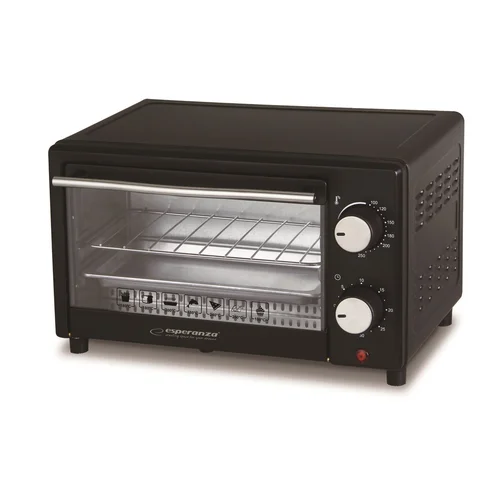 Esperanza EKO004 10 L 900 W juoda mini orkaitė image 3