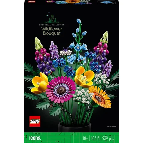 LEGO Icons Laukinių gėlių puokštė 10313, 939 Dalių image 1