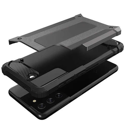 Samsung Galaxy S22+ hibridinis dėklas, juodas image 2