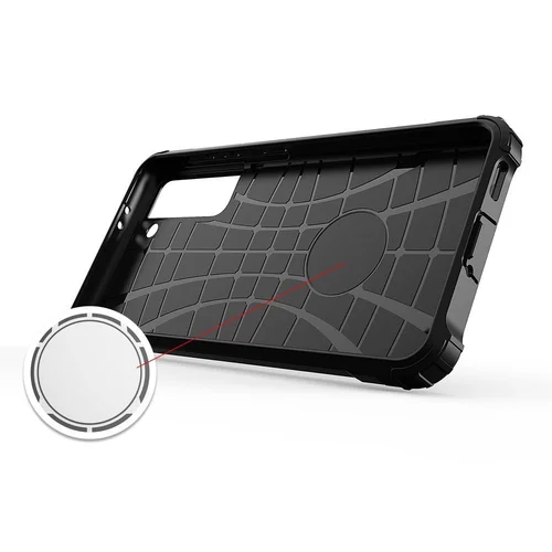 Samsung Galaxy S22+ hibridinis dėklas, juodas image 3