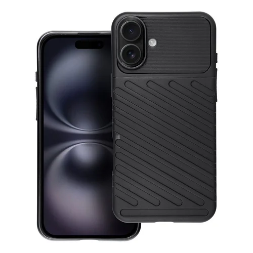 Forcell THUNDER dėklas iPhone 16 Plus, juodas image 1