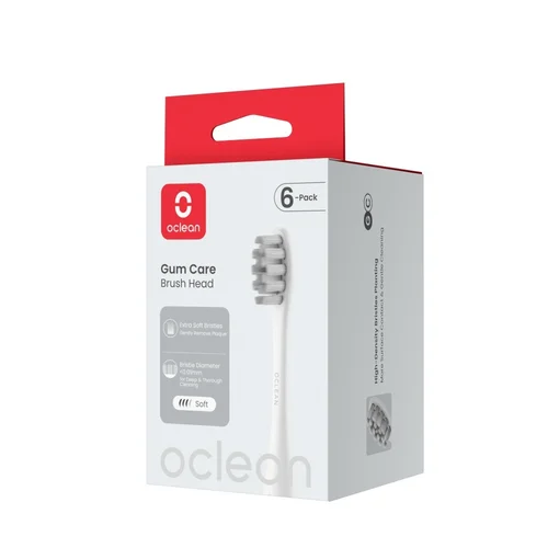 Oclean Gum White dantų šepetėlių antgaliai, 6 vnt image 3