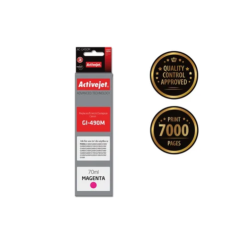 Activejet AC-G490M magenta 70 ml rašalo kasetė image 2