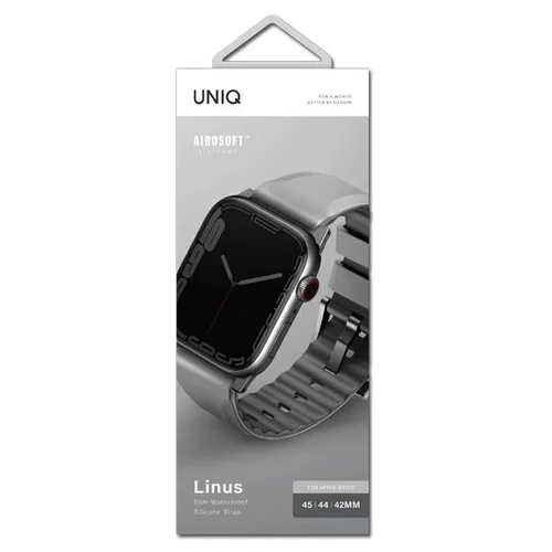Uniq Linus dirželis Apple Watch 42/44/45/49 mm, pilkas image 2