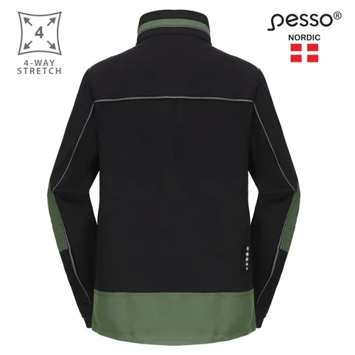 Pesso Titan 125 DS125Z Spandex/Cordura švarkas, žalias, S image 2