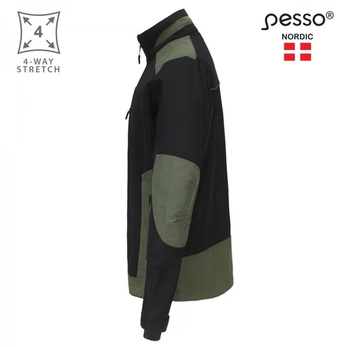 Pesso Titan 125 DS125Z Spandex/Cordura švarkas, žalias, S image 3