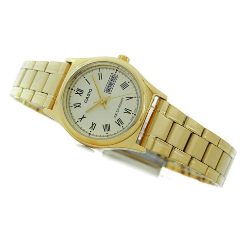 CASIO LTP-V006G-9BUDF moteriškas auksinis laikrodis image 3
