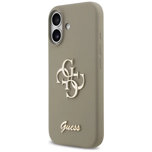 Guess Big 4G silikoninis dėklas iPhone 17, rudas image 2