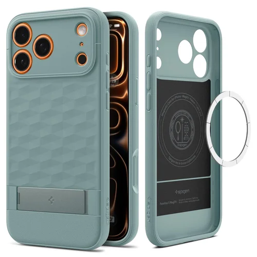 Spigen Parallax "S" MagSafe dėklas iPhone 17 Pro Max, žalias image 1