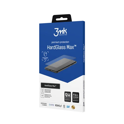 3mk HardGlass Max stiklas Apple iPhone 17 Pro, juodas image 2