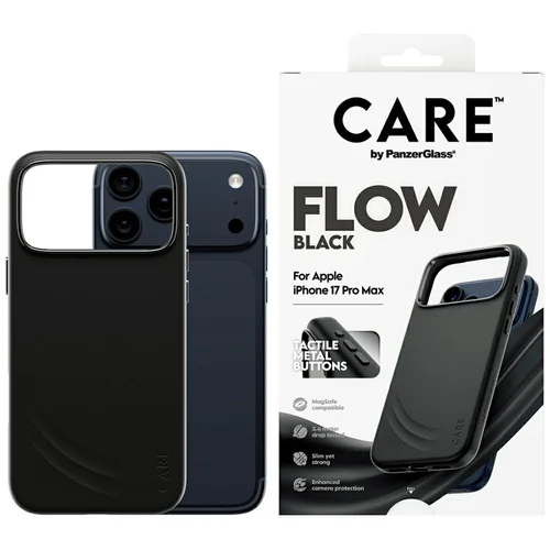 CARE by PanzerGlass Feature FLOW MagSafe dėklas iPhone 17 Pro Max, juodas image 1