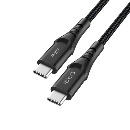 Tech-Protect Ultraboost UB11T USB-C kabelis 100 cm, juodas image 2