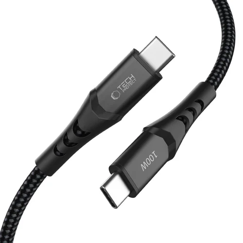 Tech-Protect Ultraboost UB11T USB-C kabelis 100 cm, juodas image 3