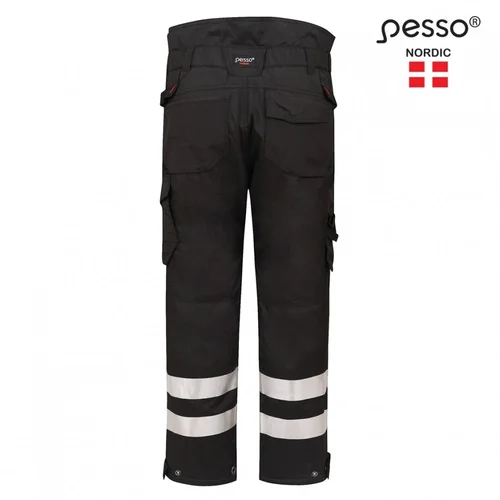 PESSO SKIPPER Šiltos kelnės, juodos, XL image 3